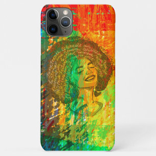 Black History Month Citaten Melanin Koningin Case-Mate iPhone Case