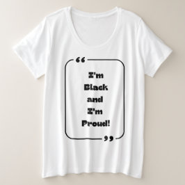 Black History Month Collection Grote Maat T-shirt