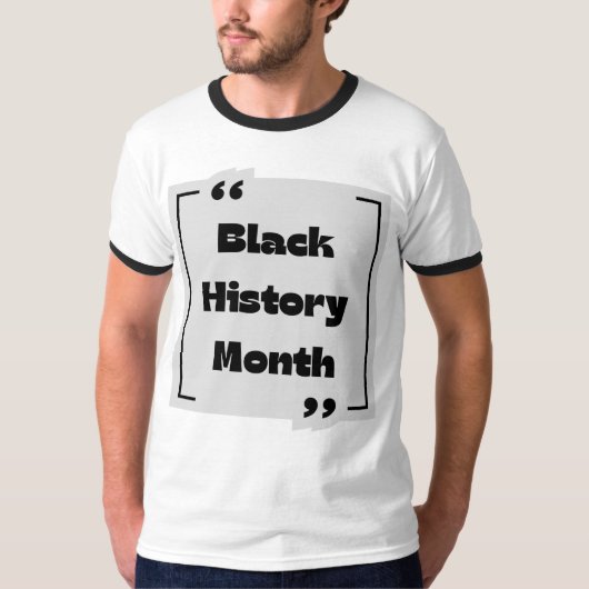 Black History Month Collection T-shirt (Voorkant)