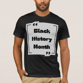 Black History Month Collection T-shirt