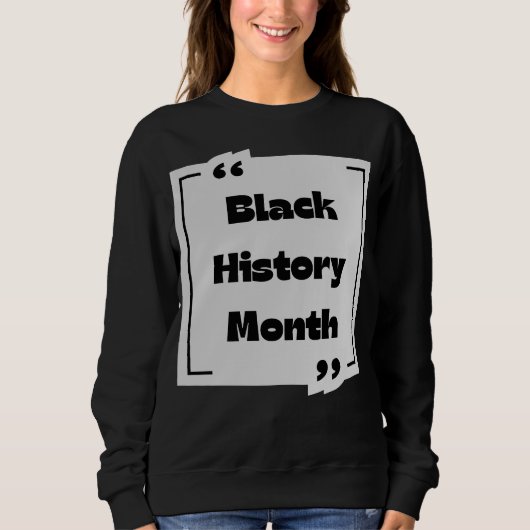 Black History Month Collection Trui (Voorkant)