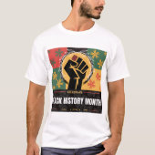 Black History Month – Culture • History • Pride T-shirt (Voorkant)