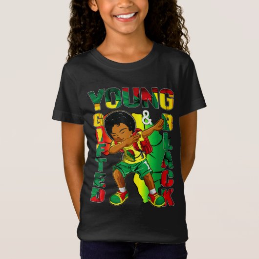 Black History Month Decorations Top Young Gifted B (Voorkant)