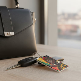 Black History Month Divine Queen Spirit Art Sleutelhanger