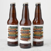 Black History Month Droom Bier Etiket (Flessen)