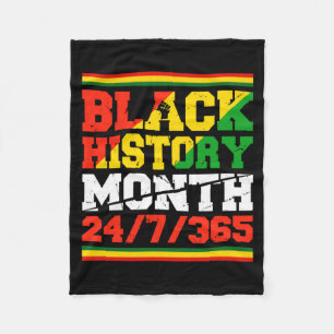 Black History Month één maand kan onze geschiedeni Fleece Deken