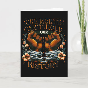 Black History Month Een maand kan onze geschiedeni Kaart