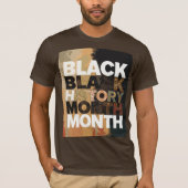Black History Month - Eenheid in kleur T-shirt (Voorkant)