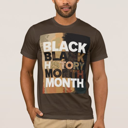 Black History Month - Eenheid in kleur T-shirt (Voorkant)