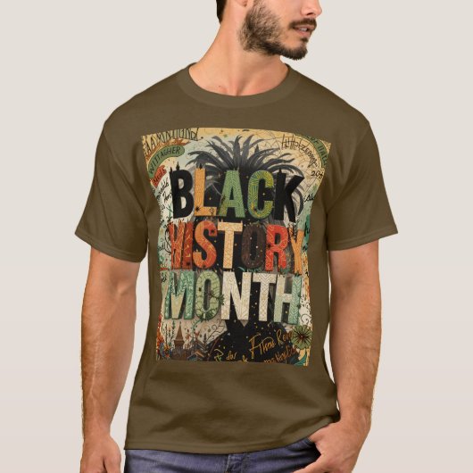 Black History Month - Eenheid in kleur T-shirt (Voorkant)