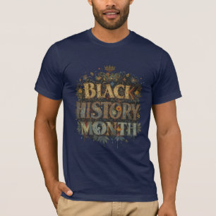 Black History Month 'Eenheid in kleur T-shirt