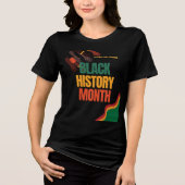Black History Month – Eerbetoon aan nalatenschap e Tri-Blend Shirt (Voorkant)