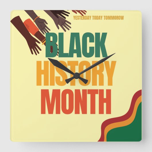 Black History Month – Eerbetoon aan nalatenschap e Vierkante Klok (Voorkant)
