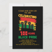 BLACK HISTORY MONTH Eeuwfeest Kaart (Voorkant)