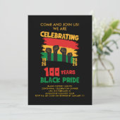 BLACK HISTORY MONTH Eeuwfeest Kaart (Staand voorkant)