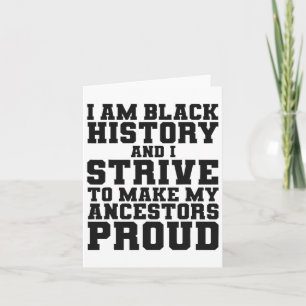 Black History Month en ik streef ernaar om mijn vo Kaart