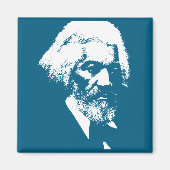 Black History Month Erick Dougl Silhouette T S Magneet (Voorkant)