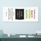 BLACK HISTORY MONTH Event Photo Template Verticaal Spandoek (Beurs)