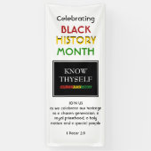 BLACK HISTORY MONTH Event Photo Template Verticaal Spandoek (Verticaal)