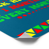 Black History Month Every Month Poster (Hoek)