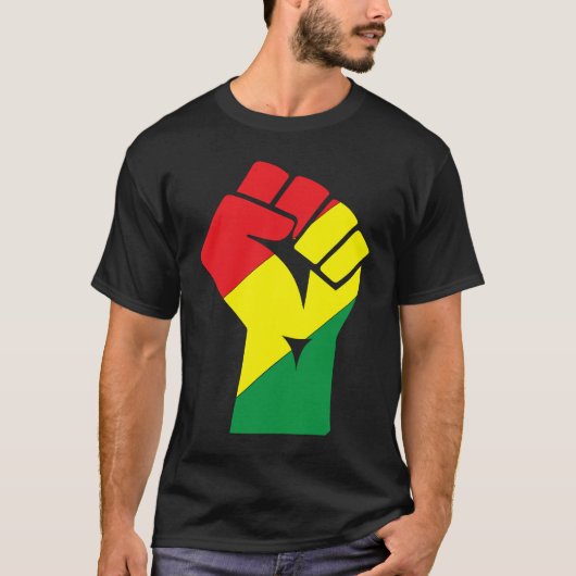 Black History Month Fist Black Power African Ameri T-shirt (Voorkant)