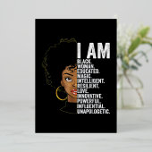 Black History Month Folie Feestdagenkaart (Staand Voorkant)