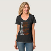 Black history month  for women t-shirt (Voorkant volledig)