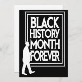 Black History Month Forever Feestdagenkaart (Voorkant / Achterkant)