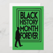 Black History Month Forever Kaart (Voorkant / Achterkant)