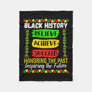 Black History Month gelooft succesvolle Melani te  Fleece Deken
