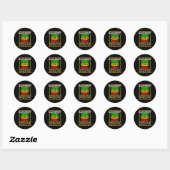 Black History Month gelooft succesvolle Melani te  Ronde Sticker (Vel)