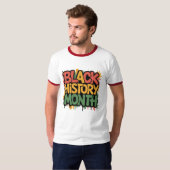 Black History Month Graffiti T-shirt (Voorkant volledig)