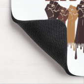 Black History Month Hands Symbol Afro Motivation Muismat (Hoek)