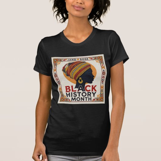 Black History Month | Heritage, Legacy, T-Shirt (Voorkant)