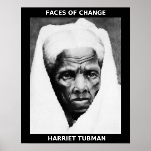 Black History Month Heroes - Harriet Tubman Poster (Voorkant)