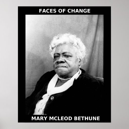 Black History Month Heroes - Mary McLeod Bethune Poster (Voorkant)