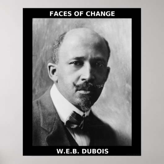 Black History Month Heroes - W.E.B. DuBois Poster (Voorkant)