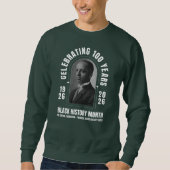 BLACK HISTORY MONTH HONDERDJAAR 100 Jaar BHM Trui (Voorkant)