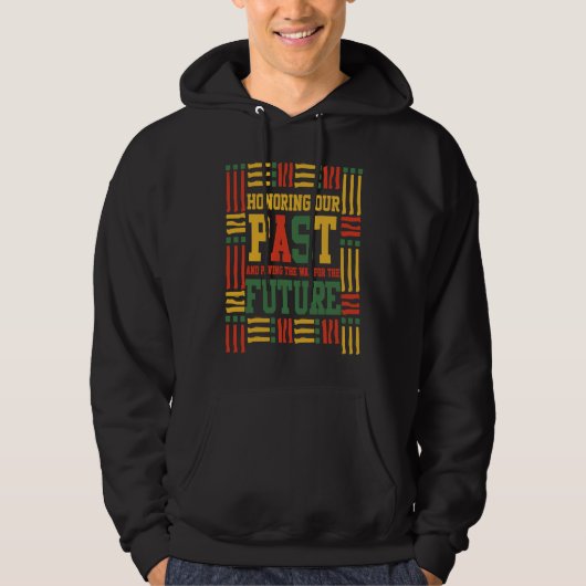 Black History Month Honoring our Past Pride  1 Hoodie (Voorkant)