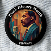 Black History Month I Have a Dream Pinback Button