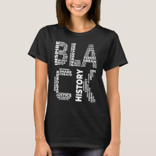 Black History Month Inspirerende Leiders Afro-Amer T-shirt