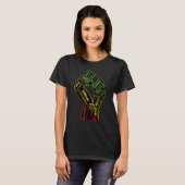 Black History Month Inspiring Black Leaders Power  T-shirt (Voorkant volledig)