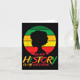Black History Month Is Mijn Valentijns Meisje Kaart
