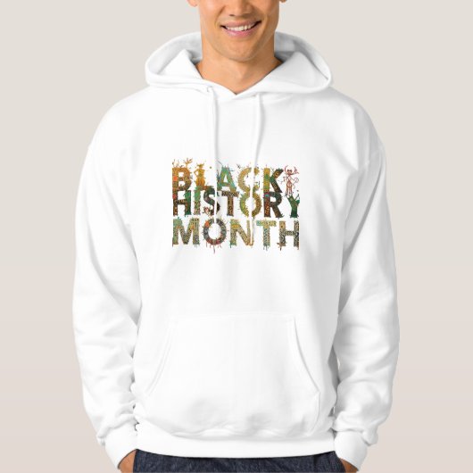 Black History Month, Juneteenth, 'Eenheid in kleur Hoodie (Voorkant)
