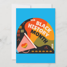 Black History Month Kaart - Blanco Binnenkant Uitn