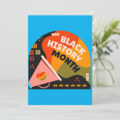 Black History Month Kaart - Blanco Binnenkant Uitn (Staand voorkant)