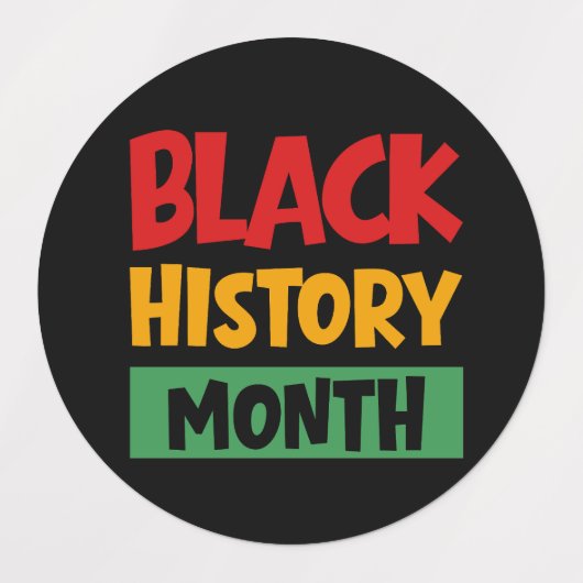 Black History Month Labels (Design 2)