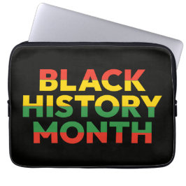 Black History Month Laptop Hoes 13 inch