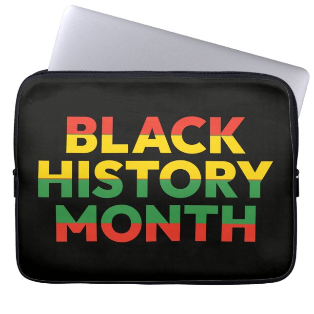 Black History Month Laptop Hoes 13 inch (Voorkant)
