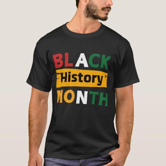 Black History Month Legacy Mannen T-shirt (Voorkant)